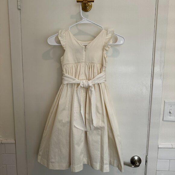 J Crew Girls' flutter-sleeve dress - Ivory - NWT - Picture 5 of 6